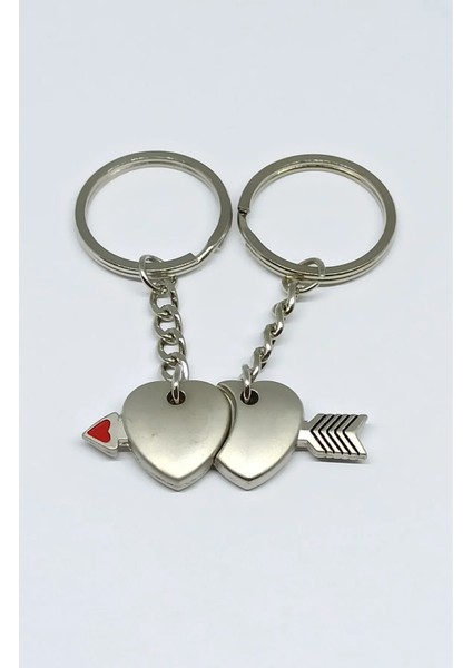 Mıknatıslı Birleşen Metal Mini Kalpler Çiftli Ikili Love Aşk Anahtarlık modelleri