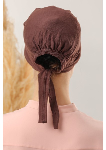 Dikişli Bone Kahverengi indirimleri