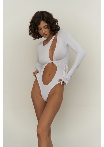 Collection Fiori Beyaz Body Suit