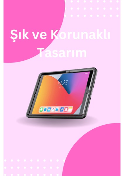 Qpen iPad Pro 11 Inç (2021) Uyumlu Hand Strap Tablet Kılıfı Q modelleri