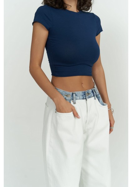 Collection Toppin Indigo Penye Crop