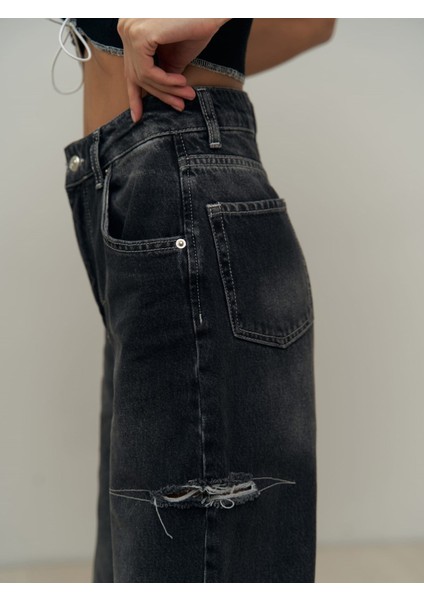 Mai Palm Füme Yırtık Detay Jean indirimleri
