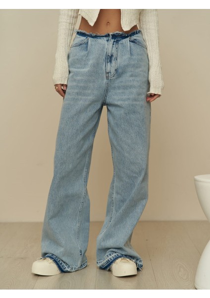 Leony Bel Detay Mavi Jeans
