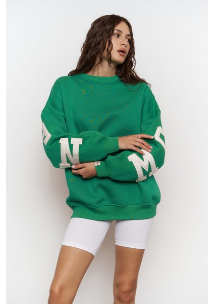 Collection Saddle Mcllctn Benetton Oversize Sweatshirt