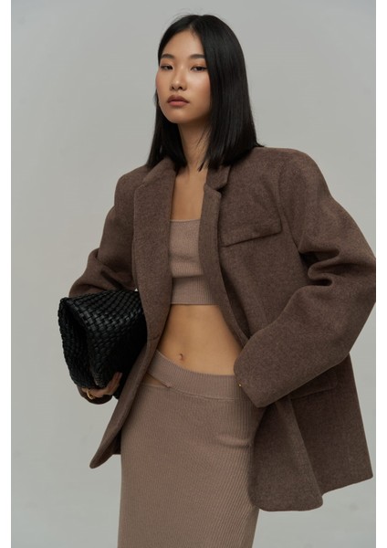 Howell Kahve Blazer Ceket