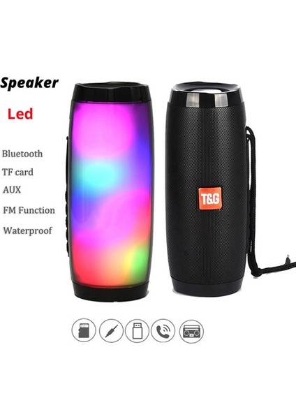 TG157 Renkli Bluetooth Hoparlör Açık Taşınabilir Renkli Lamba Kartı Yaratıcı LED Işık Hoparlör Sınır Ötesi E-Ticaret (Yurt Dışından)