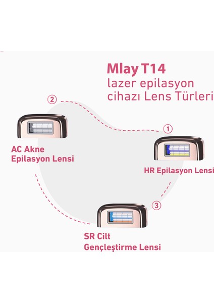 T14 Yeni Nesil Buz Özelliğiyle Ipl Lazer Epilasyon Cihazı