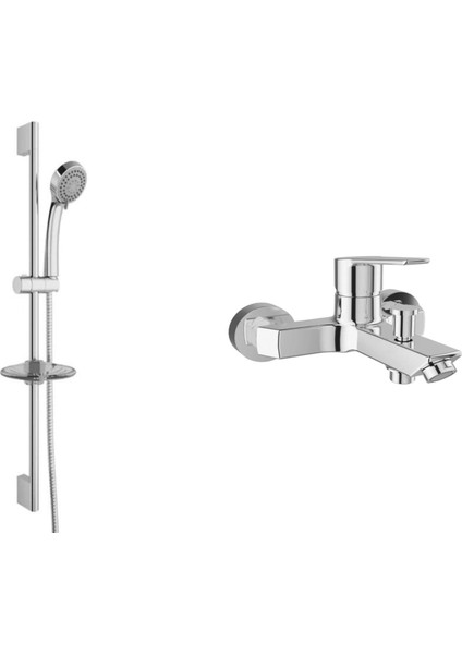 Mare Banyo Bataryası ve Kale Raın S110 Sürgülü Duş Barı