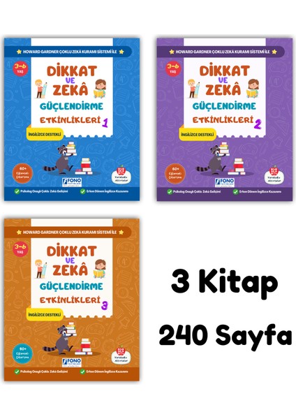 Dikkat ve Zeka Güçlendirme Etkinlikleri Seti