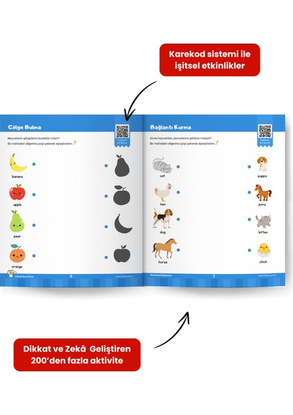 Dikkat ve Zeka Güçlendirme Etkinlikleri Seti