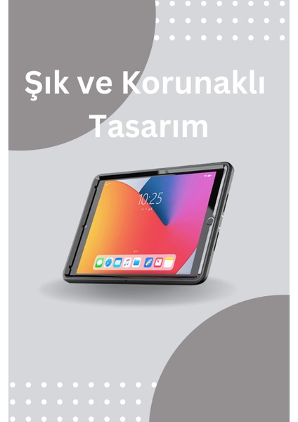 Qpen iPad Pro 11 Inç (2020) Uyumlu Hand Strap Tablet Kılıfı