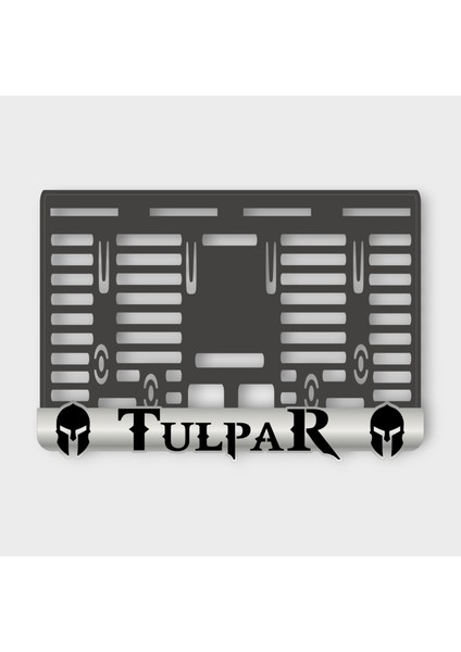 Gümüş Tulpar Pleksi Motor Plakalığı