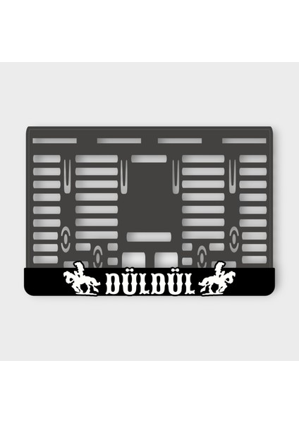 Red Kit Düldül 3D Kabartmalı Pleksi Motor Plakalığı