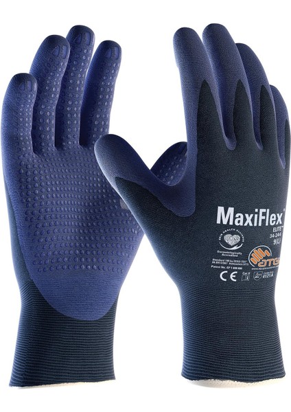 Maxiflex® Elite™ 34-244 Sadece 14 Gram Ağırlığında En Ince Iş Eldiveni