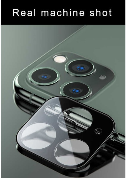 Apple iPhone 11 Pro Max Uyumlu Cp-02 Metal Kamera Koruyucu