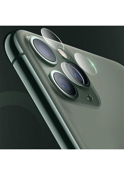 Apple iPhone 11 Pro Max Uyumlu Nano Kamera Koruyucu