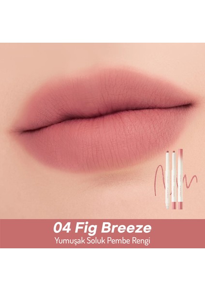 Doğal Dudak Rengi Veren Mat Dudak Kalemi - Lip Mate Pencil - Fig Breeze