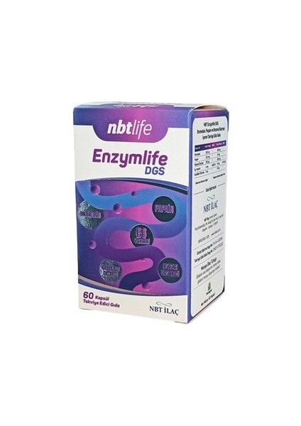 Nbtlife Enzymlife Dgs 60 Kapsül