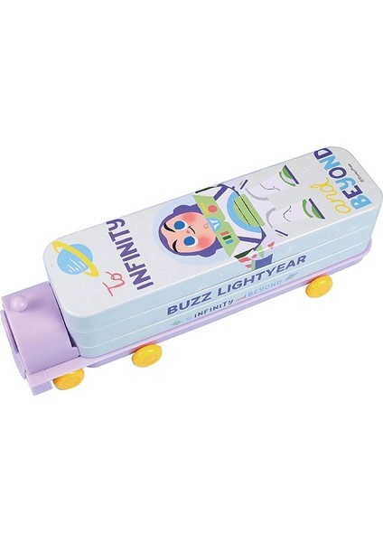 Disney Yaratıcı Çok Fonksiyonlu Tren Çocuk Çift Katmanlı Kalem Kutusu (Yurt Dışından)