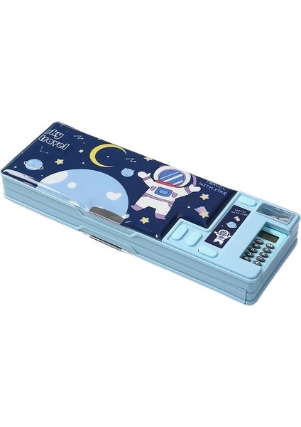 Öğrenci Çok Fonksiyonlu Büyük Kapasiteli Kırtasiye Kutusu Kalem Kutusu (Yurt Dışından)