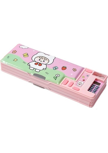 Öğrenci Çok Fonksiyonlu Büyük Kapasiteli Kırtasiye Kutusu Kalem Kutusu (Yurt Dışından)