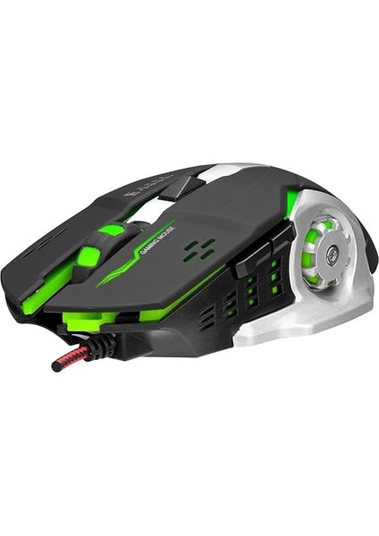 Hy-X9 Legend Oyuncu Mouse Siyah Led Işıklı