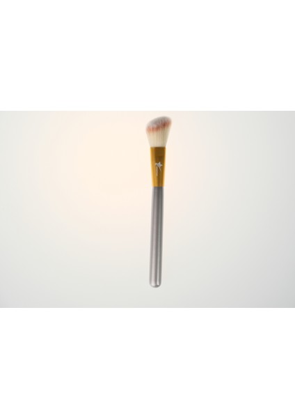 Professinal Makeup Brush Champagne Açılı Allık ve Pudra Fırçası Makyaj Fırçası No:14 indirimleri