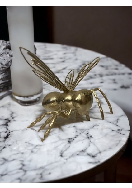 Gold Renk Işci Arı Biblo &Biyoplastik