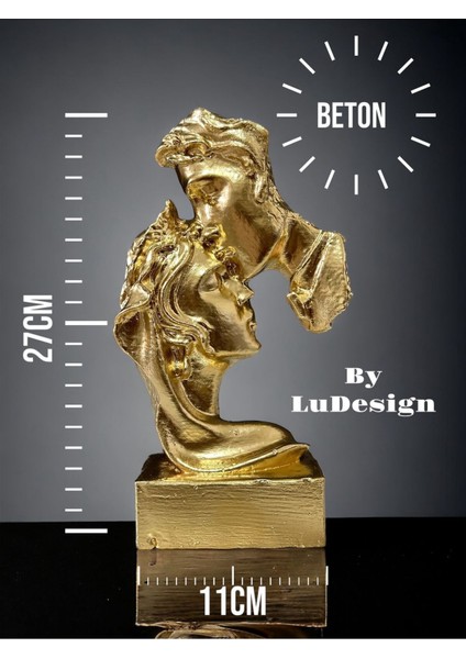 25 cm Romantik Çift Biblo