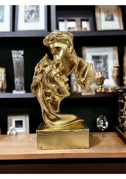 25 cm Romantik Çift Biblo