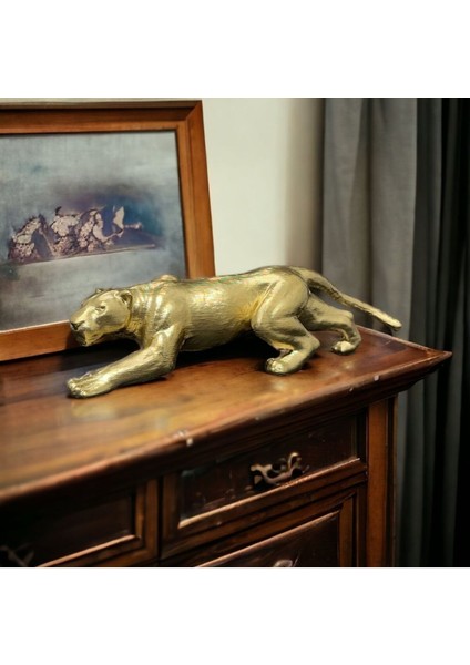 Gold Renk Panter Biblo