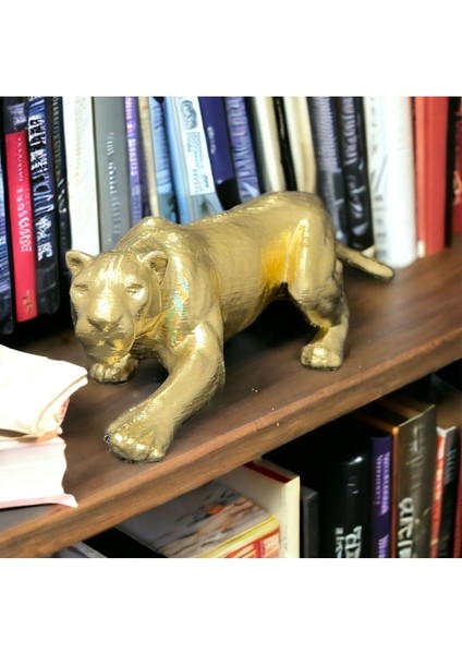 Gold Renk Panter Biblo