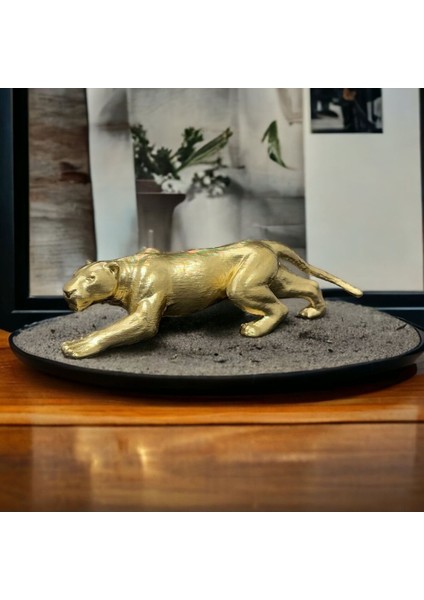 Gold Renk Panter Biblo