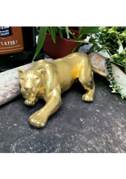 Gold Renk Panter Biblo