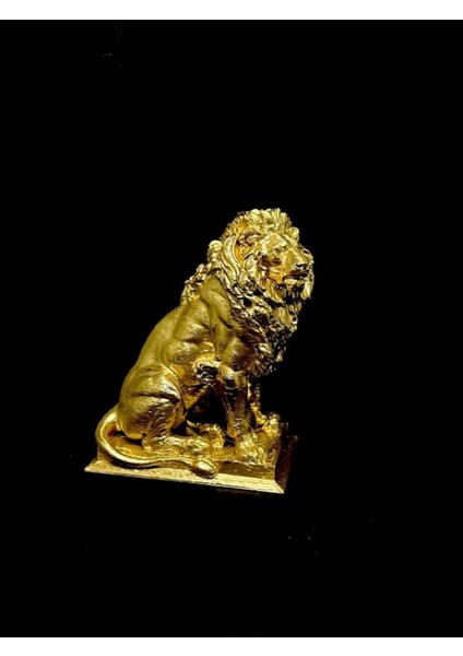 Gold Renk Aslan Biblo