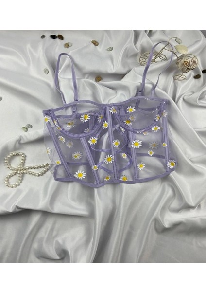 Lila Papatya Korse