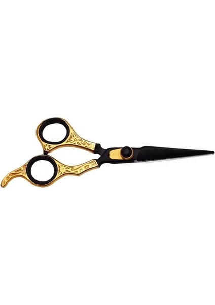 Jilet Ağız Mat Siyah ve Altın Ejderha Japon Makas Kuaför Berber Makas 2 Li Set 6,5 Ijilet fiyatları