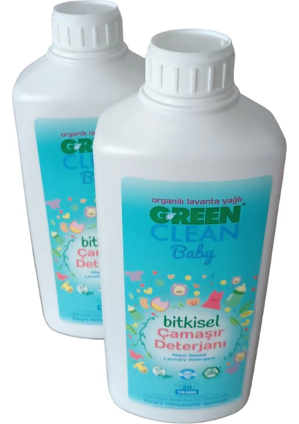 U Green Clean Baby 1 lt Bitkisel Sıvı Çamaşır Deterjanı - 2'li