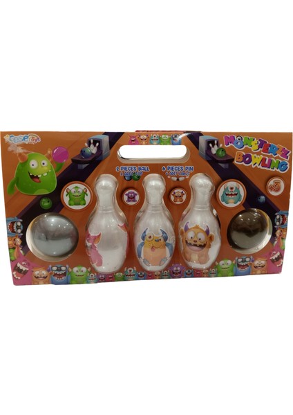 Cesetoys Monster Oyuncak Bowling Seti