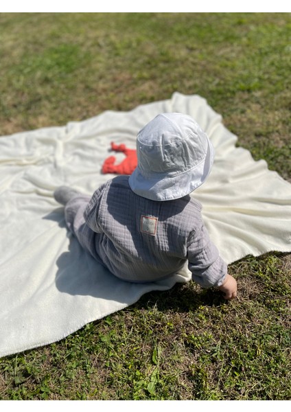 Müslin Pamuk Bebek - Çocuk Yeleği 8 Kat - 4 Mevsim