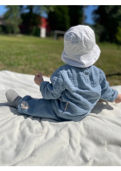 4 Kat Müslin Pamuk Erkek Bebek - Çocuk Sweatshirt