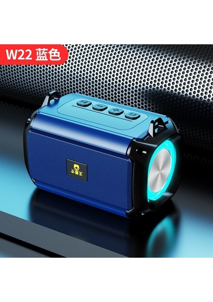 Xiaobawang W22 Akıllı Bluetooth Hoparlör Yüksek Hacimli Açık Ev Takılabilir Kart Fm Radyo Cep Telefonu Kablosuz Küçük Hoparlör (Yurt Dışından)