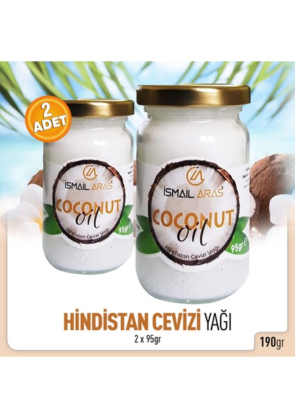 Ismail Aras Hindistan Cevizi Yağı 2 Kutu