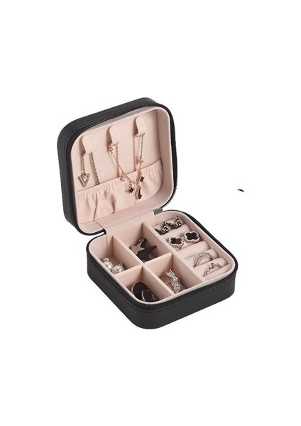 Taşınabilir Mini Bölmeli Mücevher Kutusu (Yurt Dışından)