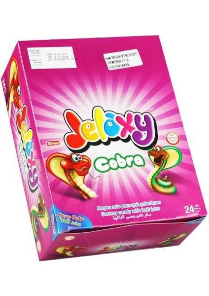 Jelaxy Kobra 20 gr 24 Adet (1 Kutu) fırsatları