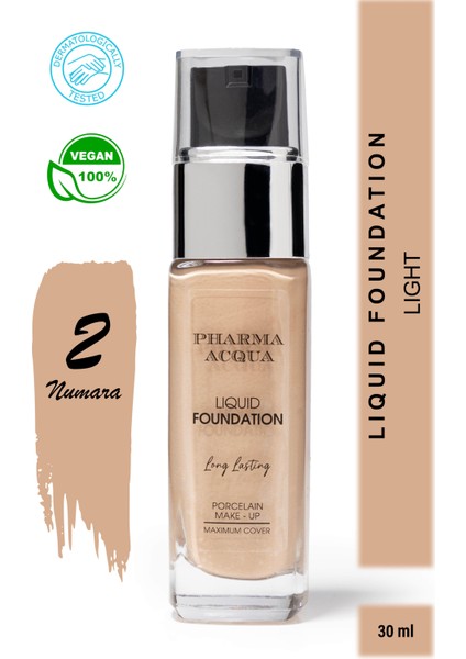 Long Lasting Liquid Foundation 30 ml - 02