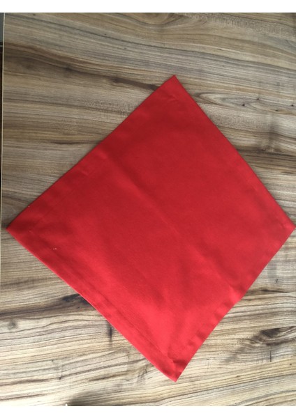 Kırmızı Kumaş Peçete (6 Adet) (40X40 Cm) modelleri