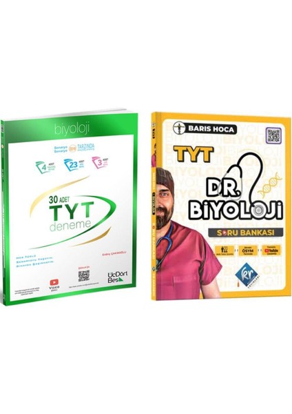 TYT Biyoloji 30 Deneme - TYT Biyoloji Soru Bankası