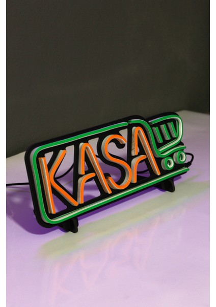 Kasa Neon LED / Desk Lambası / Ödeme Noktası Dekoratif Lamba / Işıklı Vezne / Ambians Işığı modelleri