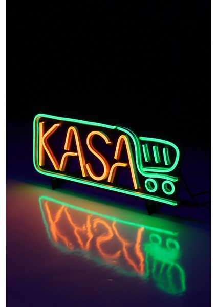 Kasa Neon LED / Desk Lambası / Ödeme Noktası Dekoratif Lamba / Işıklı Vezne / Ambians Işığı fırsatları